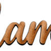 Laser cut Names Monday Font
