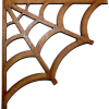 Spider Web Corner Laser Cut MDF