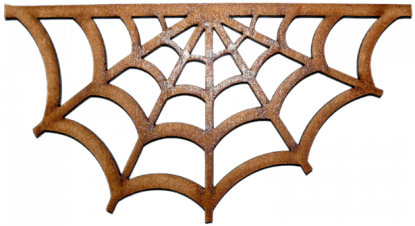 Edge Spider Web Laser cut MDF